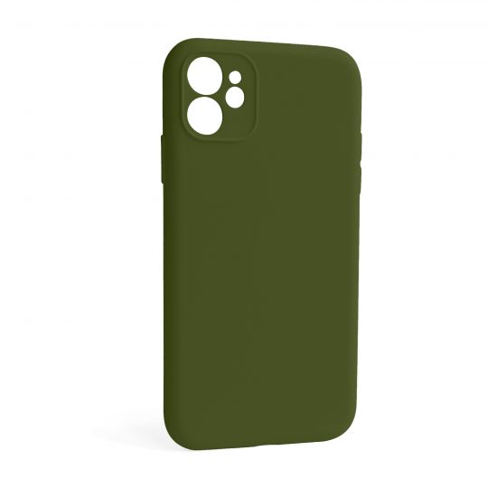 Чохол Full Silicone Case для Apple iPhone 12 army green (45) закрита камера (без логотипу) - купити за 150.62 грн у Києві, Україні