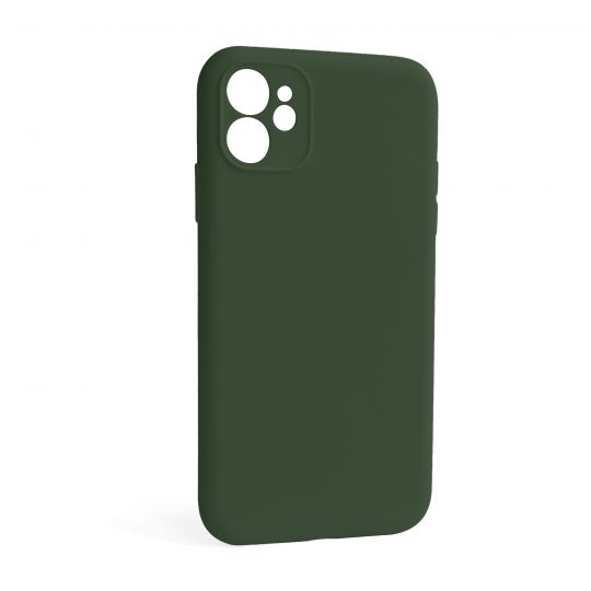 Чохол Full Silicone Case для Apple iPhone 12 atrovirens green (54) закрита камера (без логотипу) - купити за 150.62 грн у Києві, Україні