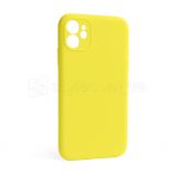 Чехол Full Silicone Case для Apple iPhone 12 canary yellow (50) закрытая камера (без логотипа) - купить за 139.40 грн в Киеве, Украине