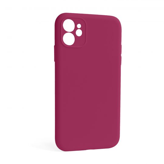 Чохол Full Silicone Case для Apple iPhone 12 pomegranate (59) закрита камера (без логотипу) - купити за 150.62 грн у Києві, Україні
