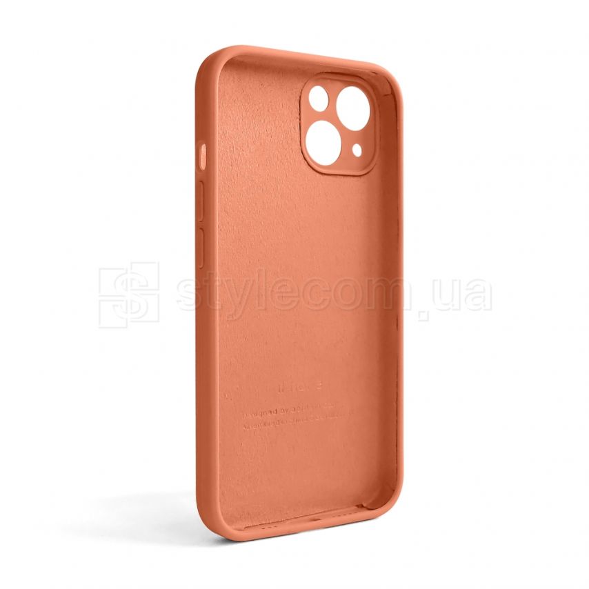 Чехол Full Silicone Case для Apple iPhone 13 new peach (66) закрытая камера (без логотипа)