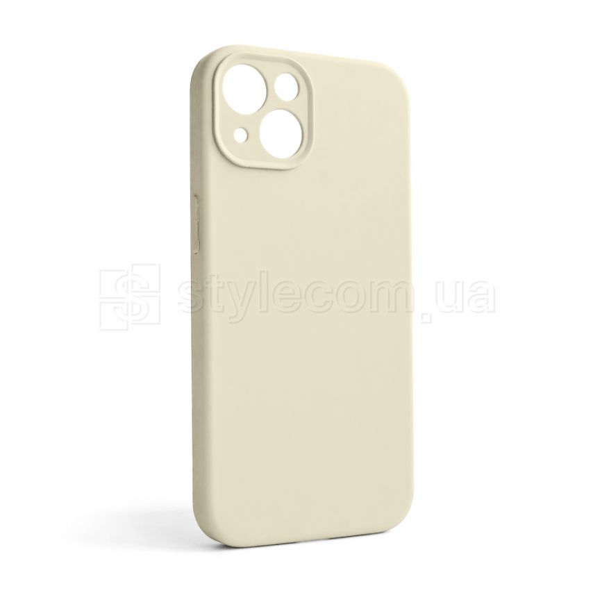 Чехол Full Silicone Case для Apple iPhone 13 antique white (10) закрытая камера (без логотипа)