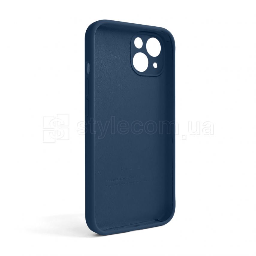 Чехол Full Silicone Case для Apple iPhone 13 deep navy (68) закрытая камера (без логотипа)