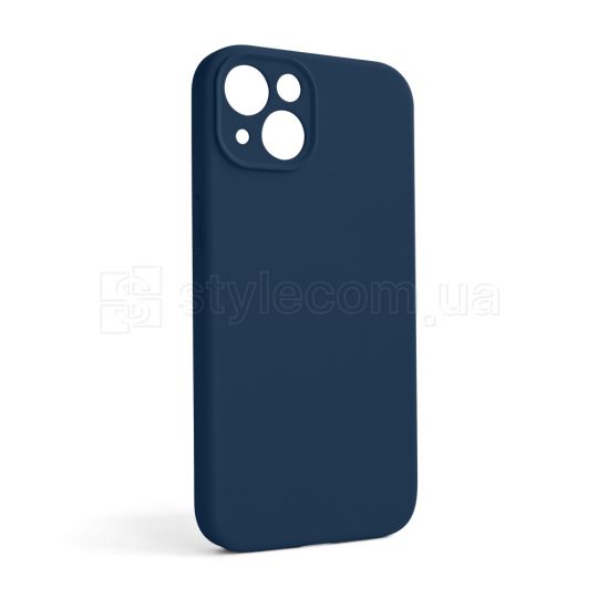 Чохол Full Silicone Case для Apple iPhone 13 deep navy (68) закрита камера (без логотипу)
