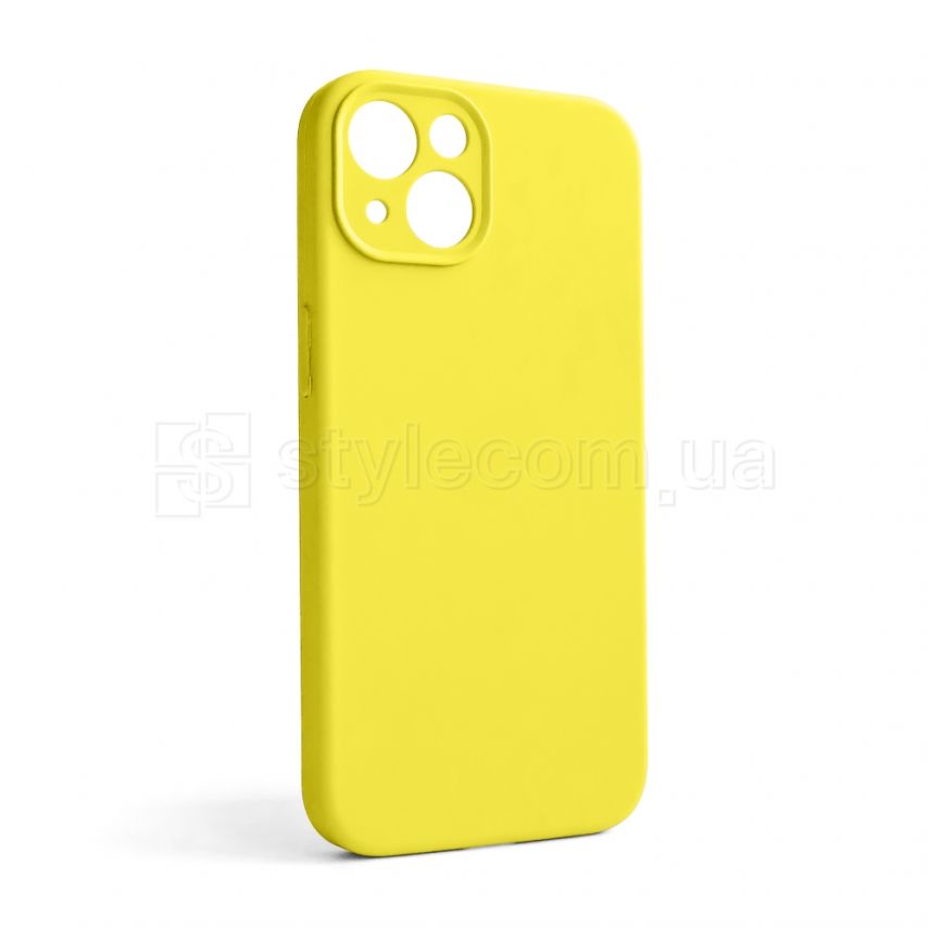 Чехол Full Silicone Case для Apple iPhone 13 canary yellow (50) закрытая камера (без логотипа)