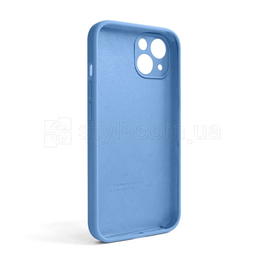 Чехол Full Silicone Case для Apple iPhone 13 cornflower (53) закрытая камера (без логотипа)