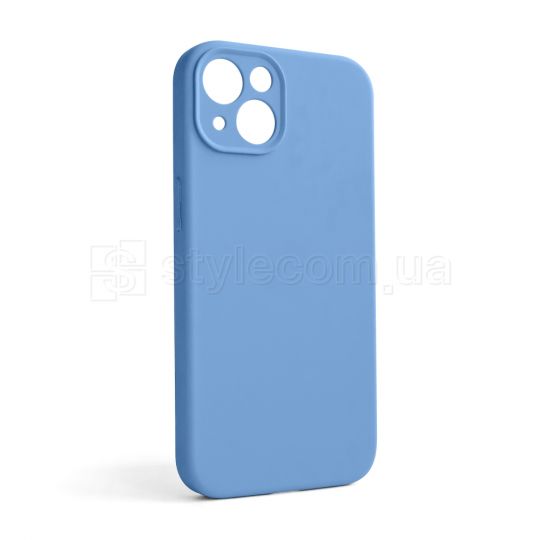 Чохол Full Silicone Case для Apple iPhone 13 cornflower (53) закрита камера (без логотипу)