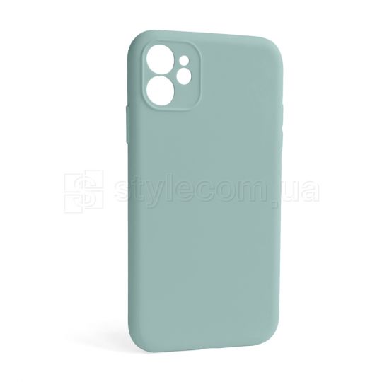 Чехол Full Silicone Case для Apple iPhone 12 turquoise (17) закрытая камера (без логотипа)