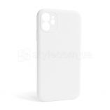 Чохол Full Silicone Case для Apple iPhone 12 white (09) закрита камера (без логотипу) - купити за 135.32 грн у Києві, Україні
