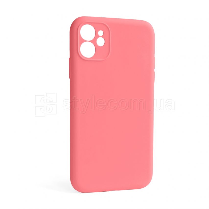 Чехол Full Silicone Case для Apple iPhone 12 watermelon (52) закрытая камера (без логотипа)