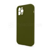 Чохол Full Silicone Case для Apple iPhone 12 Pro forest green (63) закрита камера (без логотипу)