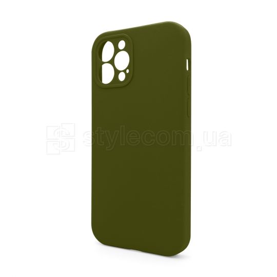 Чехол Full Silicone Case для Apple iPhone 12 Pro forest green (63) закрытая камера (без логотипа)