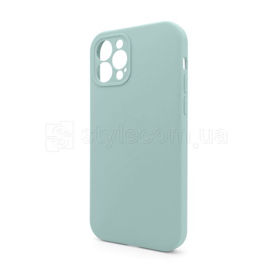 Чехол Full Silicone Case для Apple iPhone 12 Pro turquoise (17) закрытая камера (без логотипа)