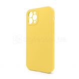 Чехол Full Silicone Case для Apple iPhone 12 Pro yellow (04) закрытая камера (без логотипа) - купить за 139.40 грн в Киеве, Украине