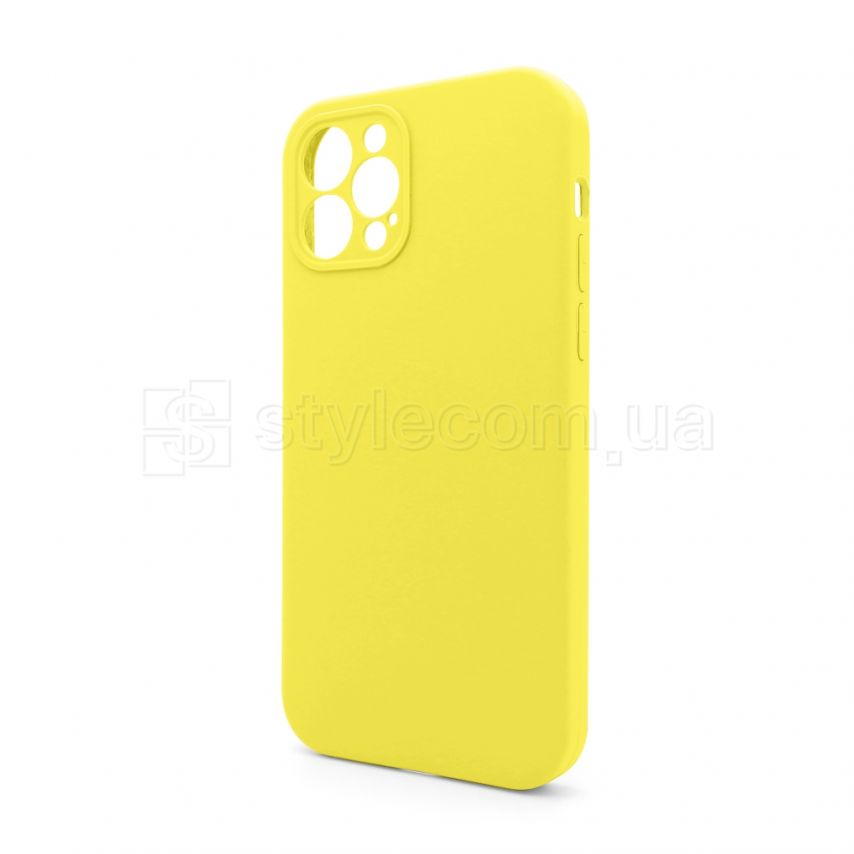 Чохол Full Silicone Case для Apple iPhone 12 Pro canary yellow (50) закрита камера (без логотипу)