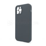 Чехол Full Silicone Case для Apple iPhone 12 Pro dark grey (15) закрытая камера (без логотипа) - купить за 139.74 грн в Киеве, Украине