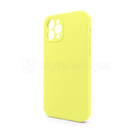 Чехол Full Silicone Case для Apple iPhone 12 Pro flash lime (41) закрытая камера (без логотипа)