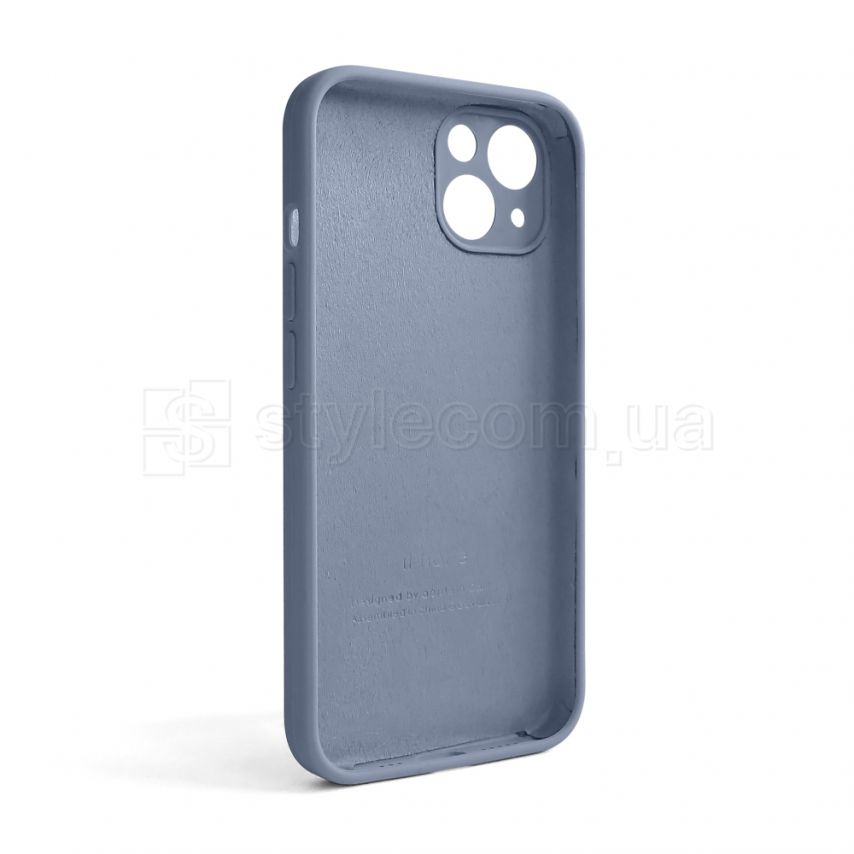 Чохол Full Silicone Case для Apple iPhone 13 sierra blue (62) закрита камера (без логотипу)