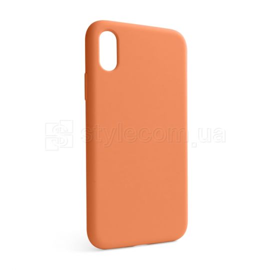 Чехол Full Silicone Case для Apple iPhone X, Xs new peach (66) (без логотипа)