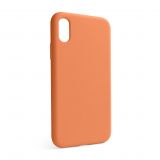 Чехол Full Silicone Case для Apple iPhone X, Xs new peach (66) (без логотипа)