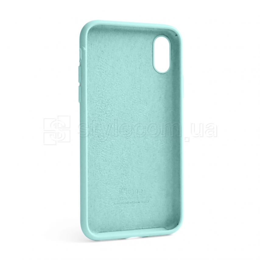 Чехол Full Silicone Case для Apple iPhone X, Xs new blue (67) (без логотипа)