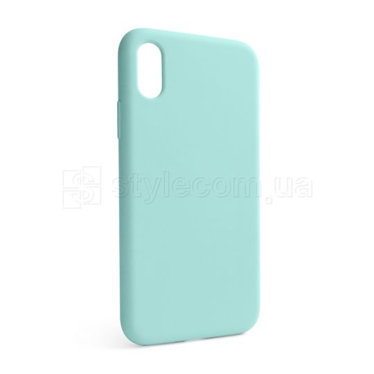 Чехол Full Silicone Case для Apple iPhone X, Xs new blue (67) (без логотипа)