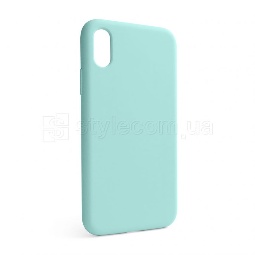 Чехол Full Silicone Case для Apple iPhone X, Xs new blue (67) (без логотипа)