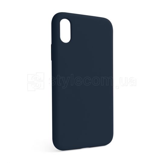 Чохол Full Silicone Case для Apple iPhone X, Xs deep navy (68) (без логотипу)