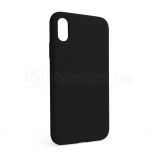 Чехол Full Silicone Case для Apple iPhone X, Xs black (18) (без логотипа) - купить за 142.80 грн в Киеве, Украине