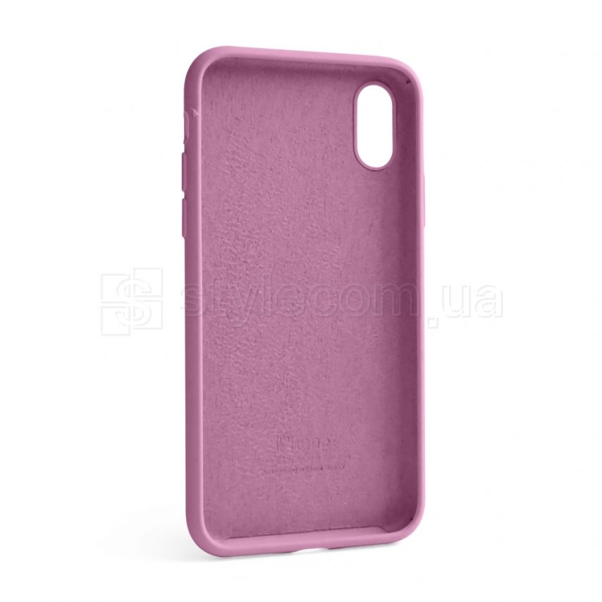 Чехол Full Silicone Case для Apple iPhone X, Xs blueberry (56) (без логотипа)