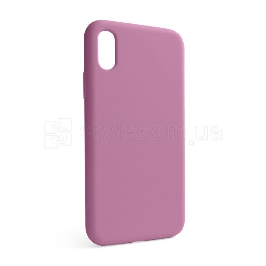 Чехол Full Silicone Case для Apple iPhone X, Xs blueberry (56) (без логотипа)