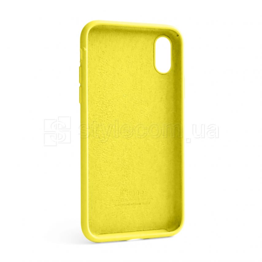 Чехол Full Silicone Case для Apple iPhone X, Xs canary yellow (50) (без логотипа)