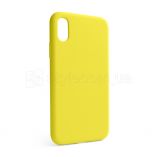 Чехол Full Silicone Case для Apple iPhone X, Xs canary yellow (50) (без логотипа) - купить за 136.00 грн в Киеве, Украине