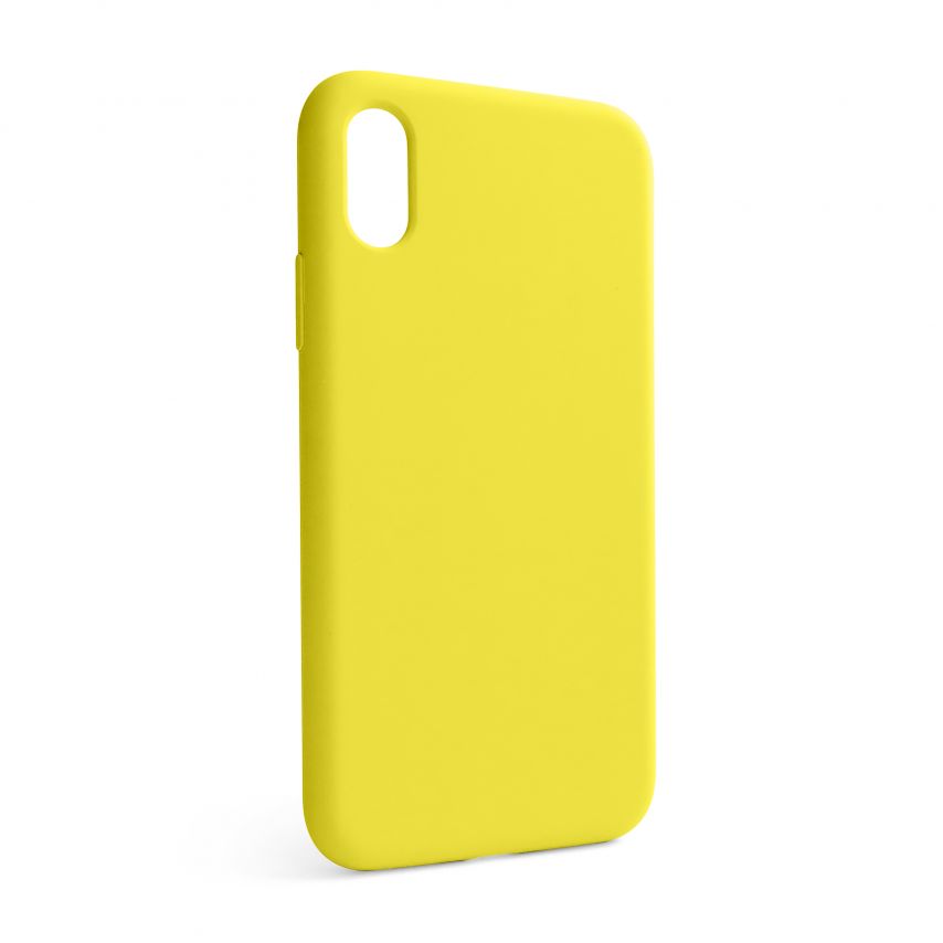 Чехол Full Silicone Case для Apple iPhone X, Xs canary yellow (50) (без логотипа)