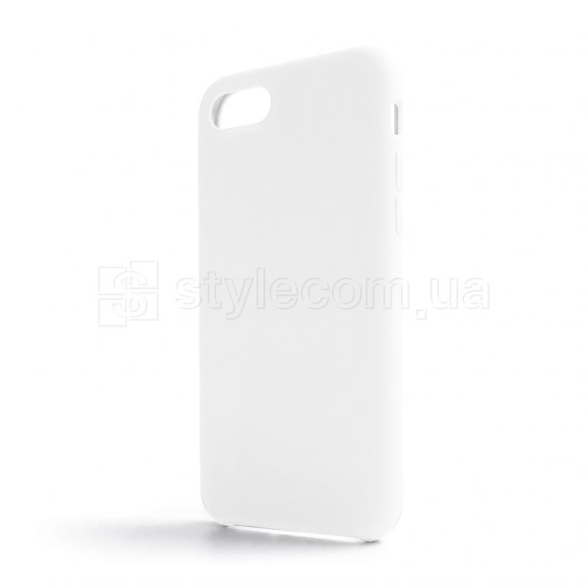 Чехол Full Silicone Case для Apple iPhone 7, 8, SE 2020 white (09) (без логотипа)