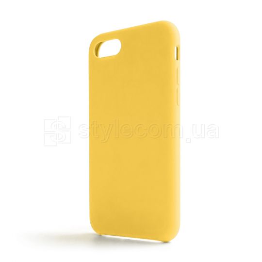 Чехол Full Silicone Case для Apple iPhone 7, 8, SE 2020 yellow (04) (без логотипа)