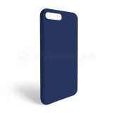 Чехол Full Silicone Case для Apple iPhone 7 Plus, 8 Plus blue cobalt (36) (без логотипа)