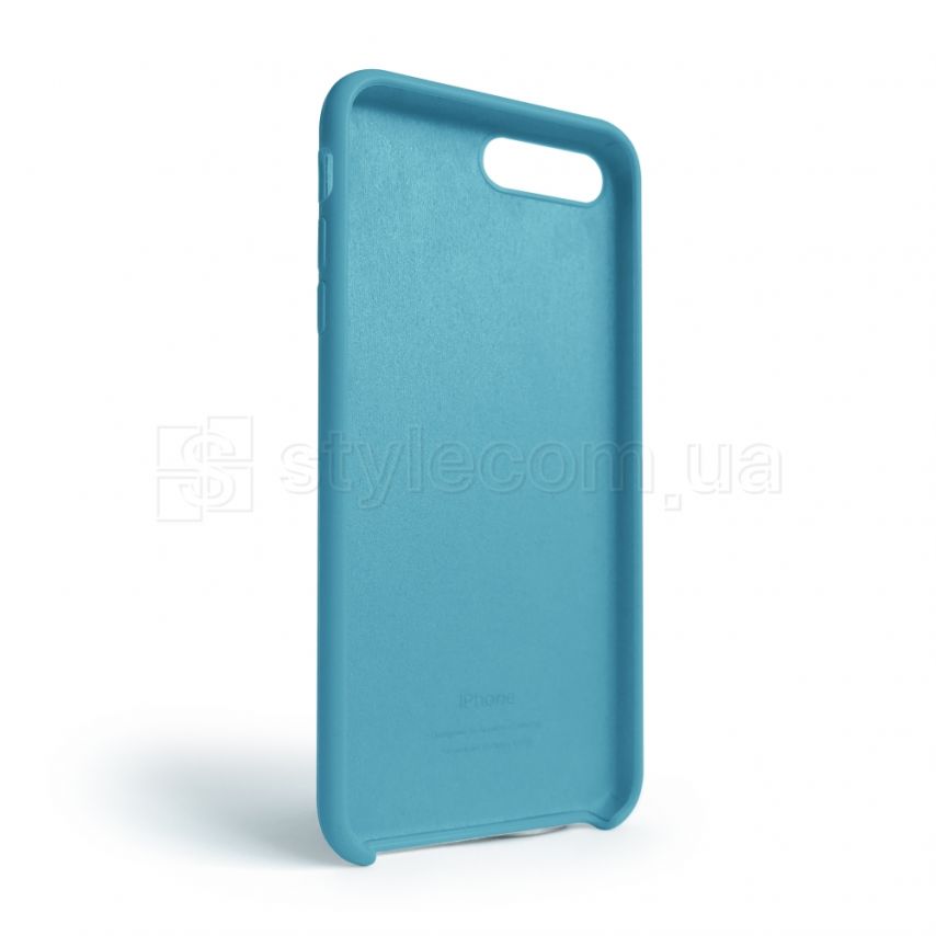 Чехол Full Silicone Case для Apple iPhone 7 Plus, 8 Plus cornflower (53) (без логотипа)