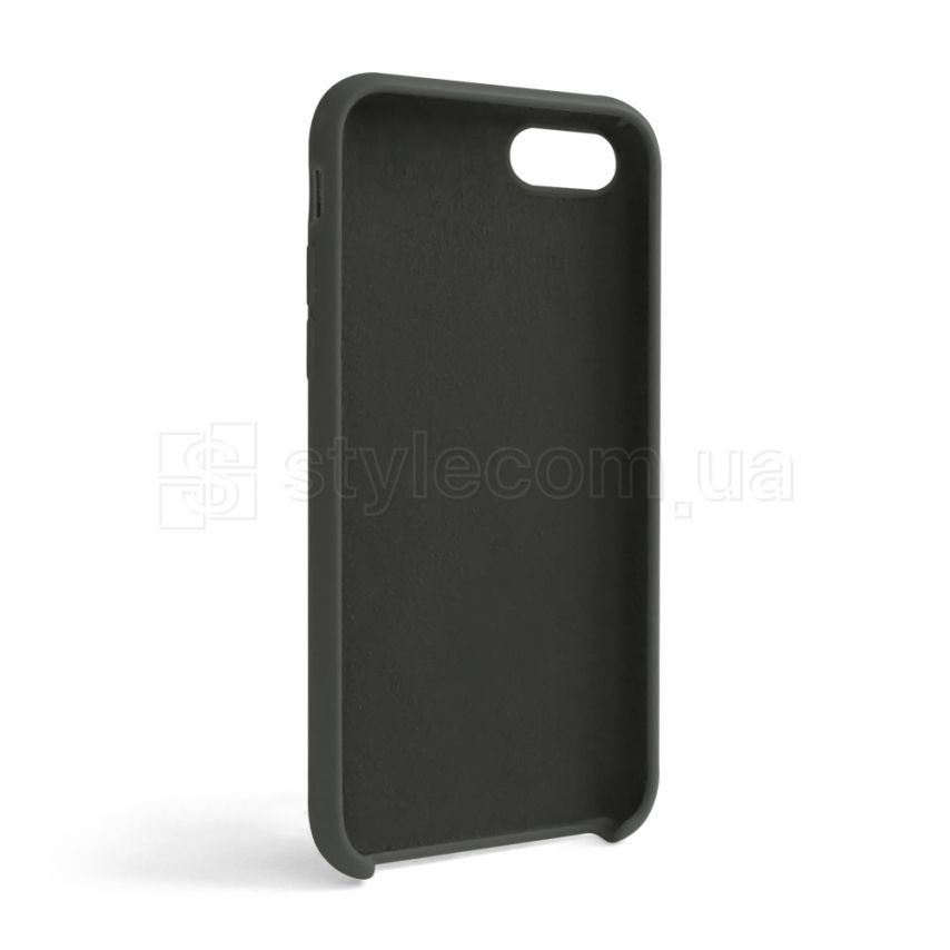 Чехол Full Silicone Case для Apple iPhone 7, 8, SE 2020 dark olive (35) (без логотипа)