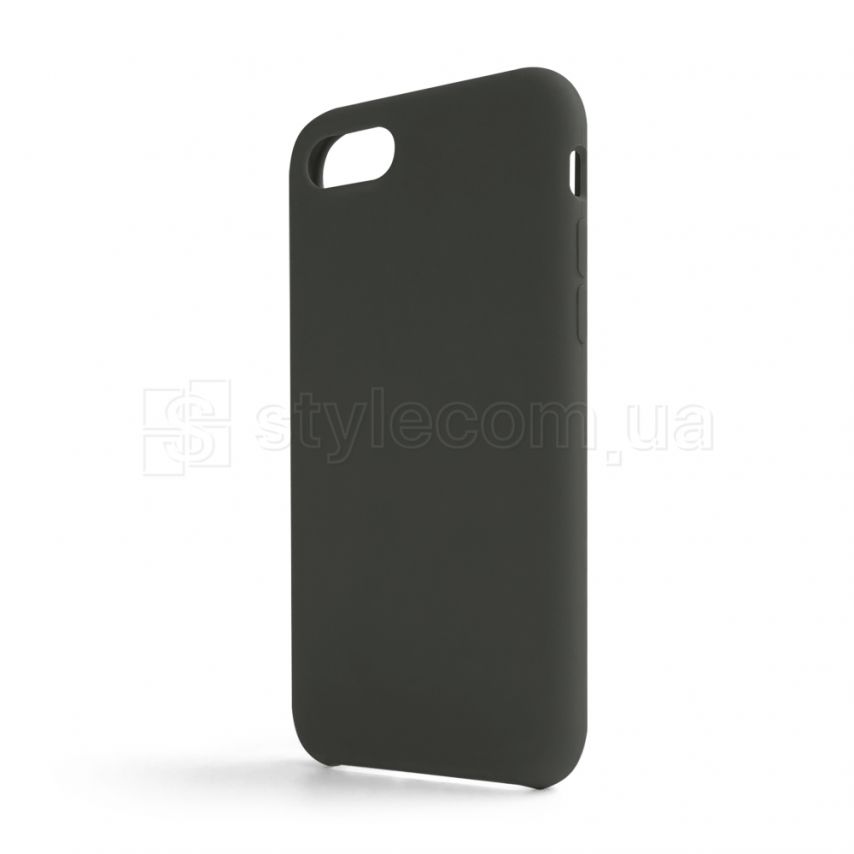 Чехол Full Silicone Case для Apple iPhone 7, 8, SE 2020 dark olive (35) (без логотипа)