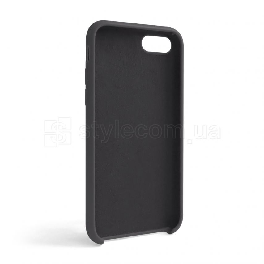 Чехол Full Silicone Case для Apple iPhone 7, 8, SE 2020 dark grey (15) (без логотипа)