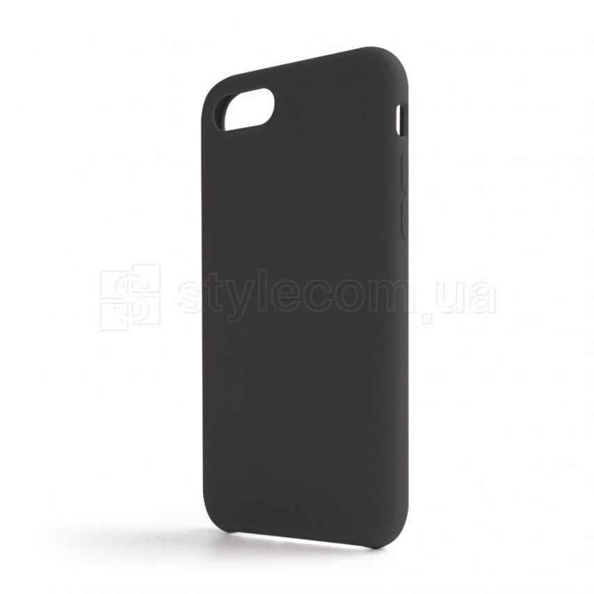 Чехол Full Silicone Case для Apple iPhone 7, 8, SE 2020 dark grey (15) (без логотипа)