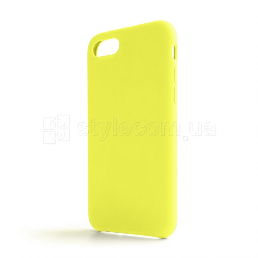 Чехол Full Silicone Case для Apple iPhone 7, 8, SE 2020 flash lime (41) (без логотипа)