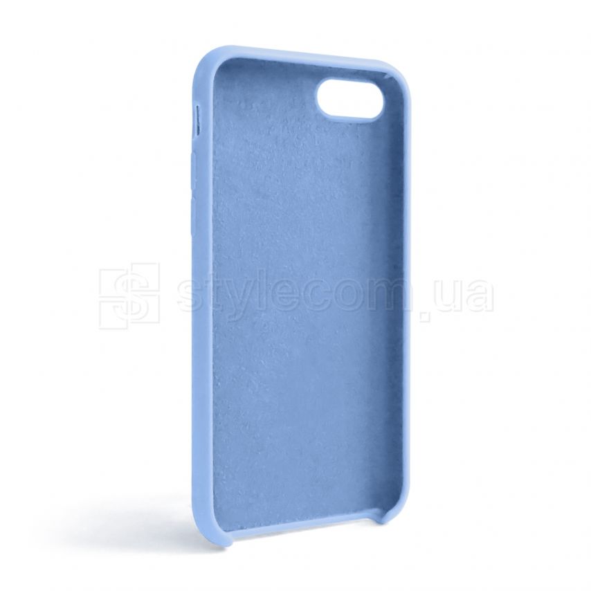 Чехол Full Silicone Case для Apple iPhone 7, 8, SE 2020 light blue (05) (без логотипа)