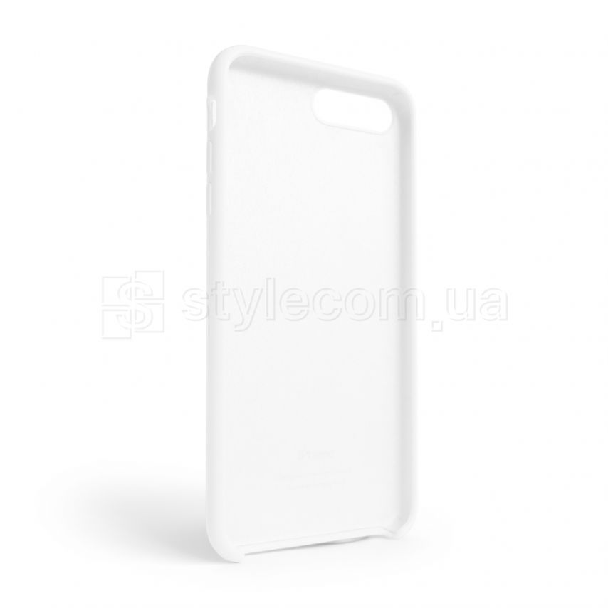 Чехол Full Silicone Case для Apple iPhone 7 Plus, 8 Plus white (09) (без логотипа)