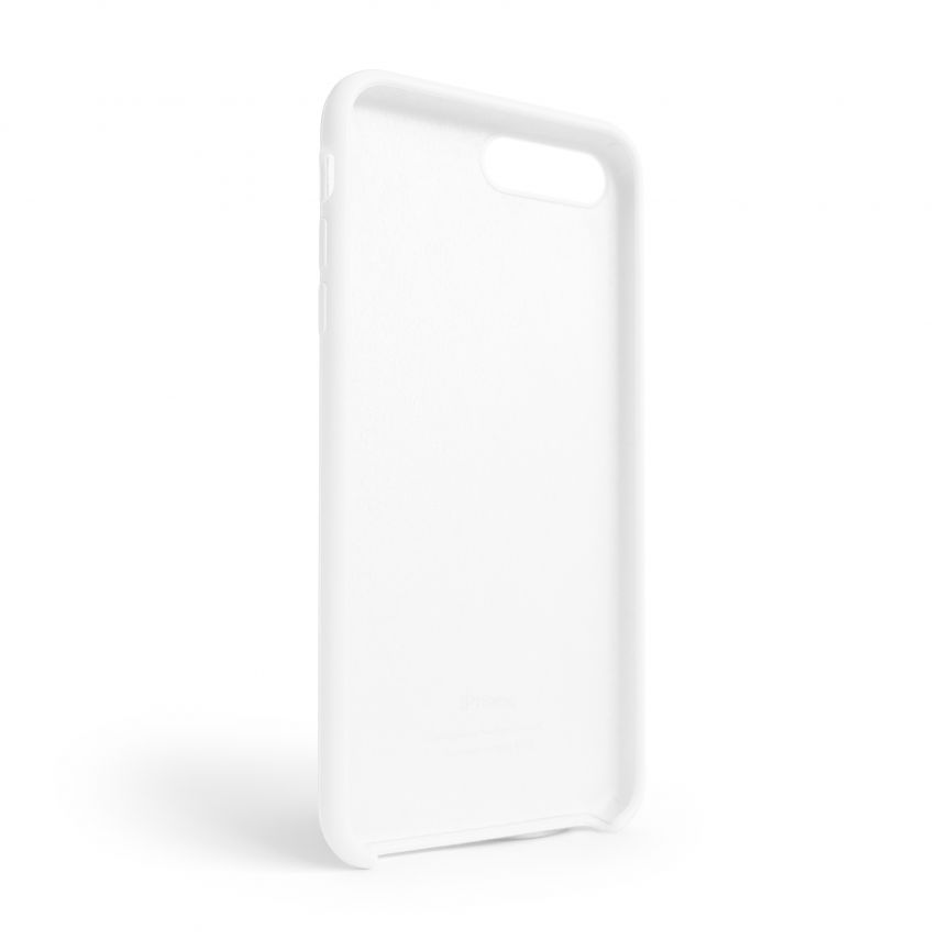 Чохол Full Silicone Case для Apple iPhone 7 Plus, 8 Plus white (09) (без логотипу)