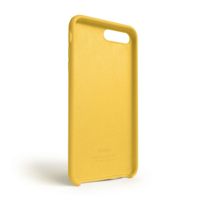 Чохол Full Silicone Case для Apple iPhone 7 Plus, 8 Plus yellow (04) (без логотипу)