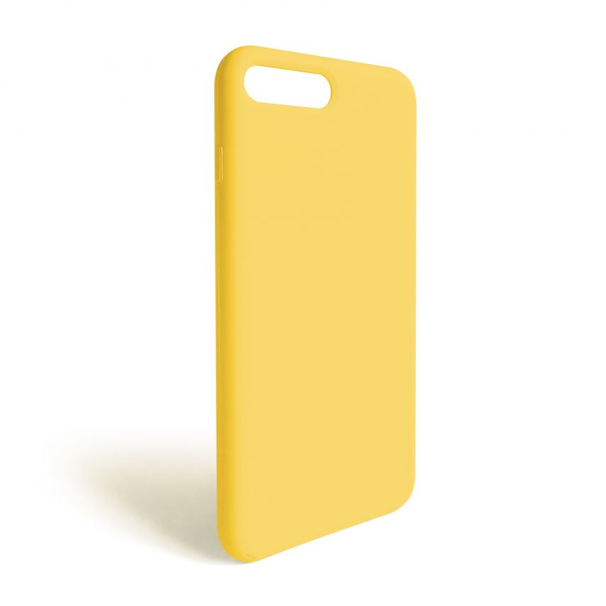Чохол Full Silicone Case для Apple iPhone 7 Plus, 8 Plus yellow (04) (без логотипу)