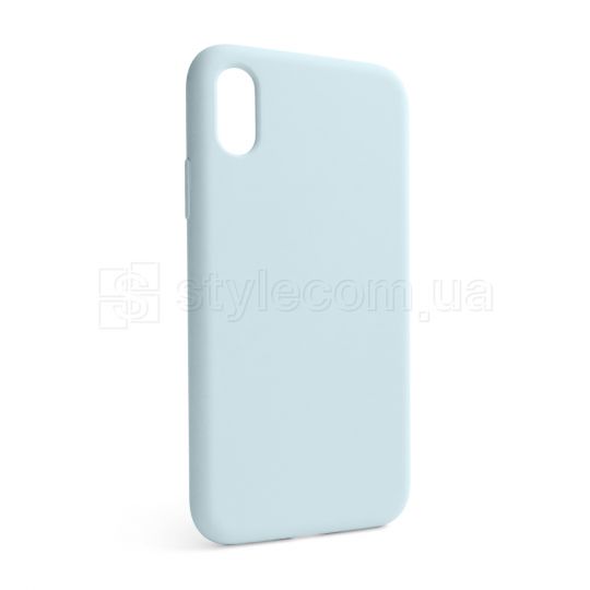 Чохол Full Silicone Case для Apple iPhone X, Xs sky blue (58) (без логотипу)