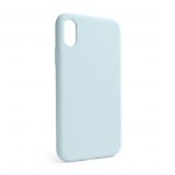 Чохол Full Silicone Case для Apple iPhone X, Xs sky blue (58) (без логотипу)